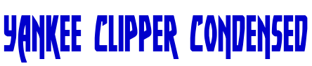 Yankee Clipper Condensed police de caractère